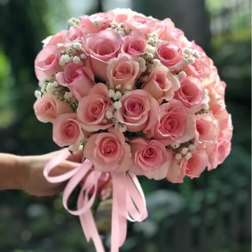 Bridal Bouquet "Pink Panther" - Делюкс