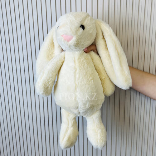 Зайка Тильда 40см - Белый зайчик 40см