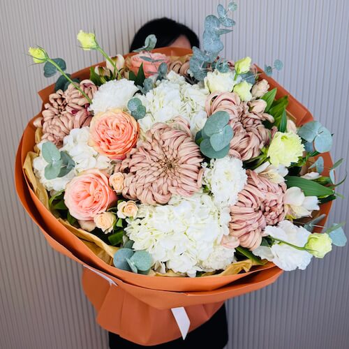 Букет "Карамельное солнце"