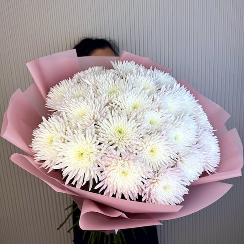 Букет из хризантем Анастасия - 21 хризантема