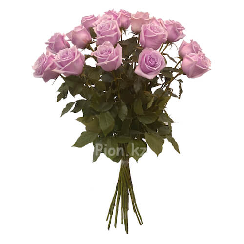 Букет из сиреневых роз "Наутика" 90см - 11 роз
