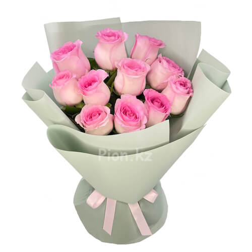 Букет из роз "Мандала" - 11 роз