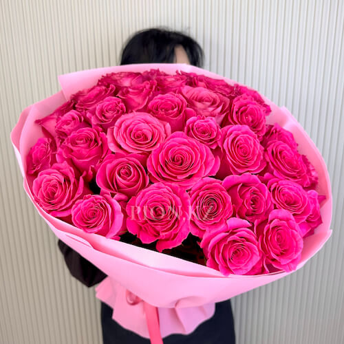 Голландские розы "Pink Floyd" 60см - 35 роз