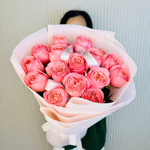 Букет из роз "Pink Expression"